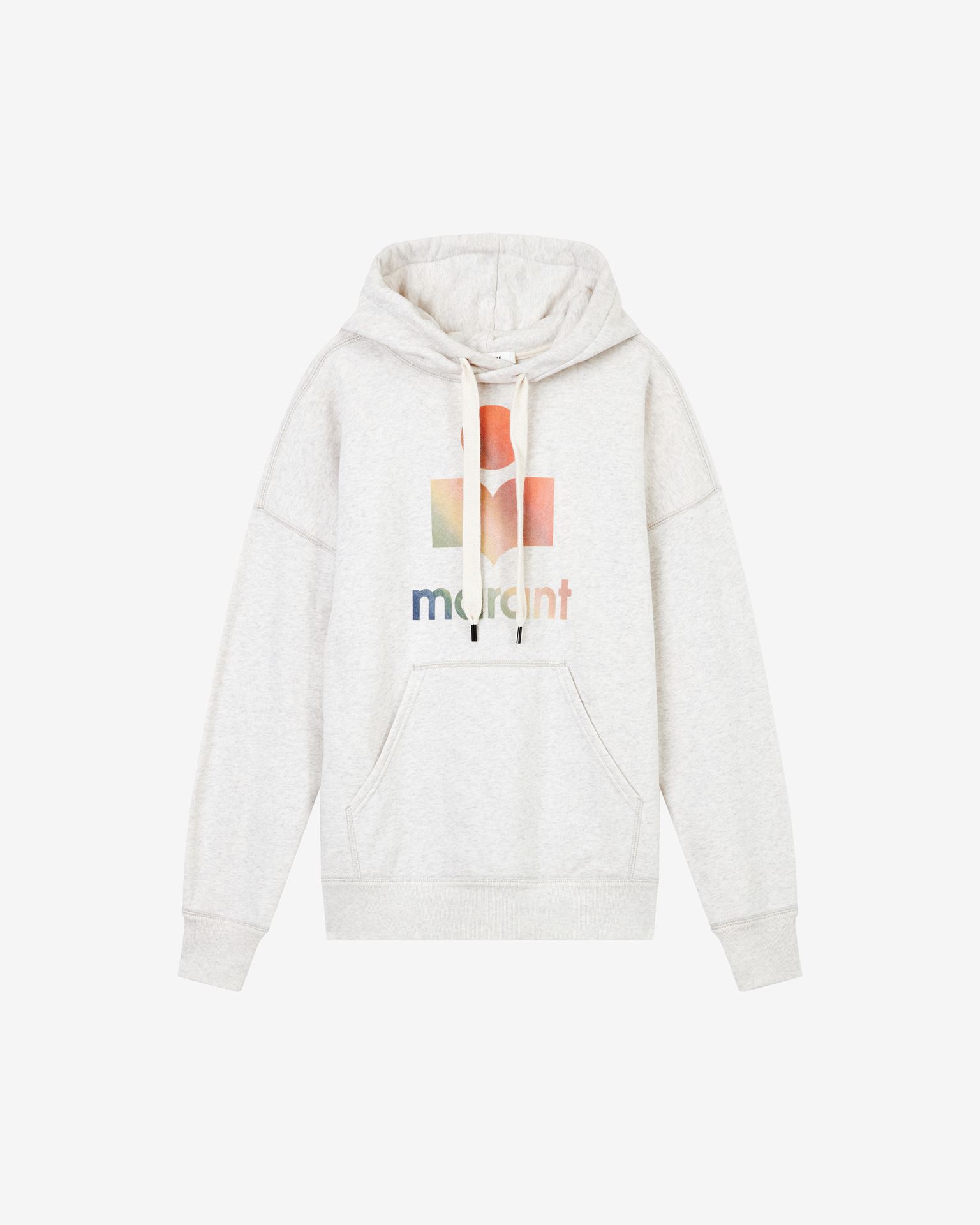 Isabel Marant Étoile Mansel Oversized Cotton-blend Hoodie In White