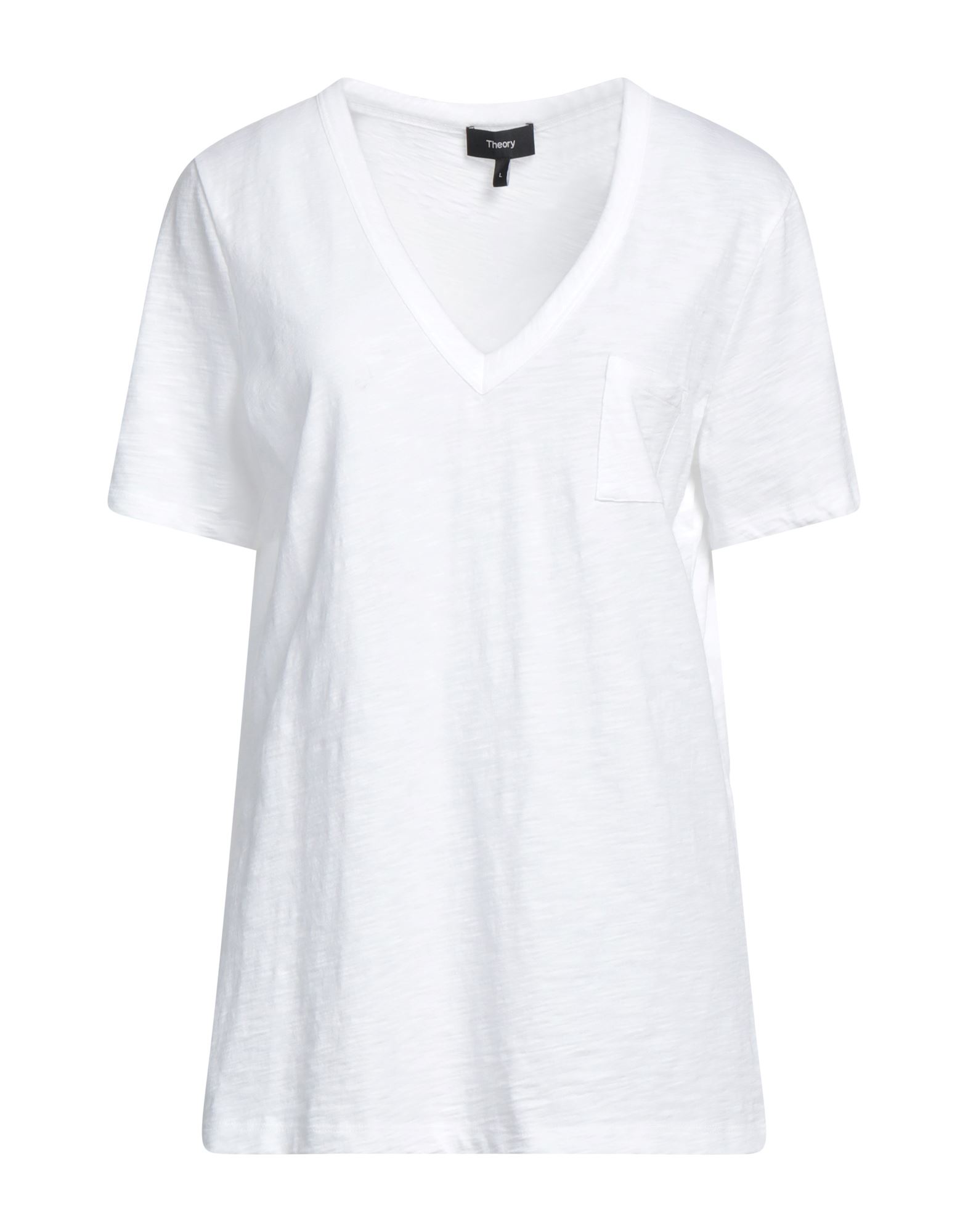 Theory Relaxed-fit Cotton-jersey T-shirt In White