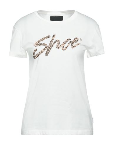 Shoe® Shoe Woman T-shirt Off White Size M Cotton