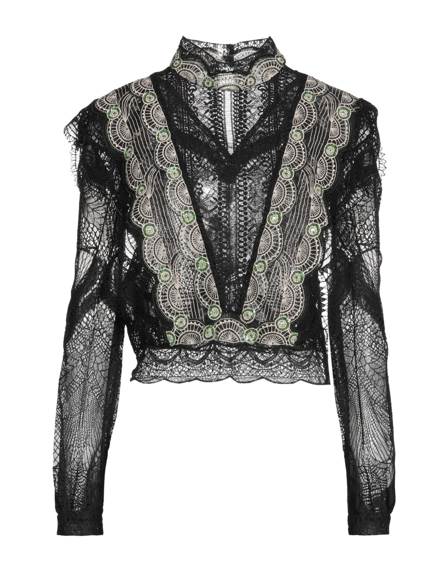 Alberta Ferretti Blouses In Black