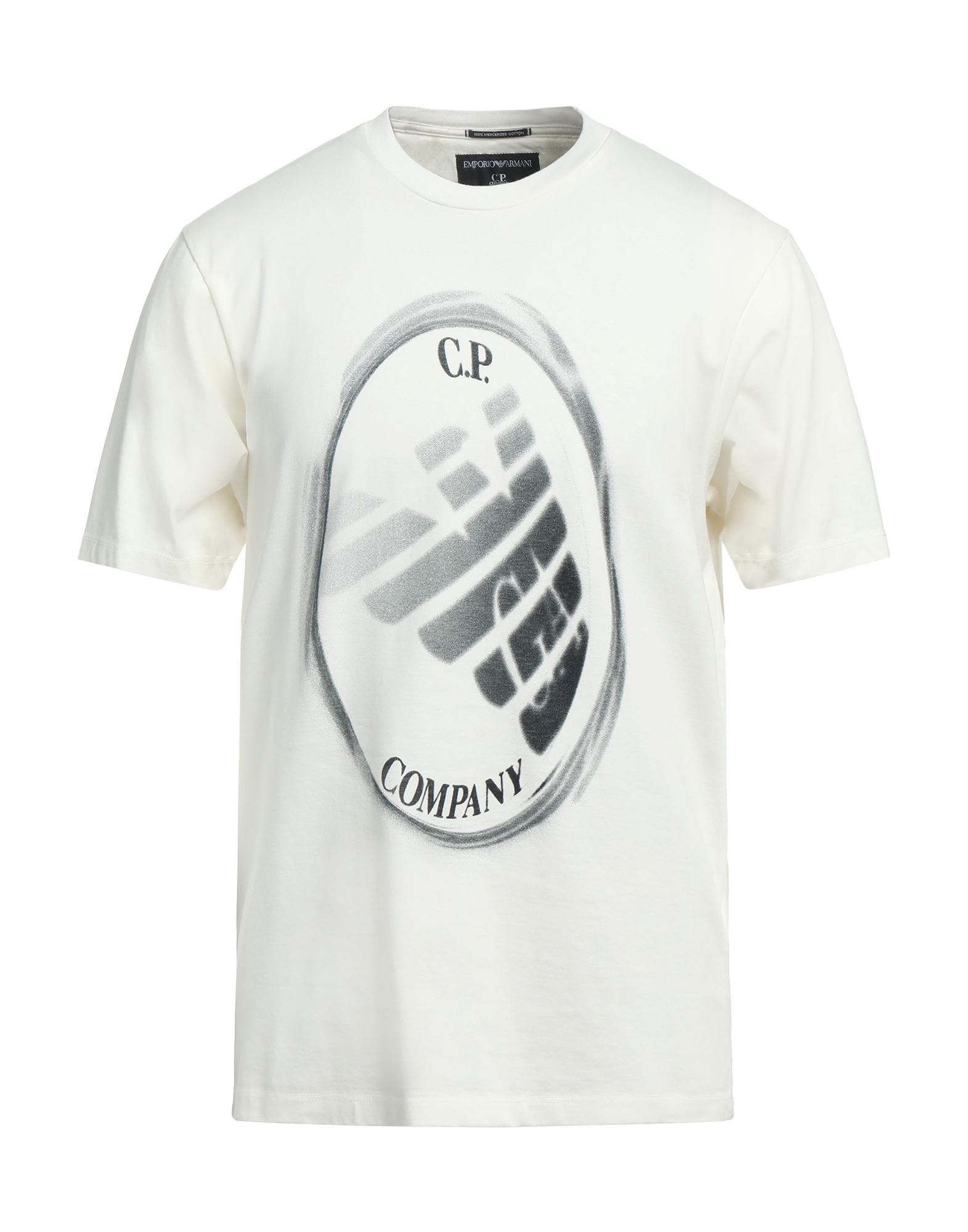 Emporio Armani For C.p. Company T-shirts In White | ModeSens