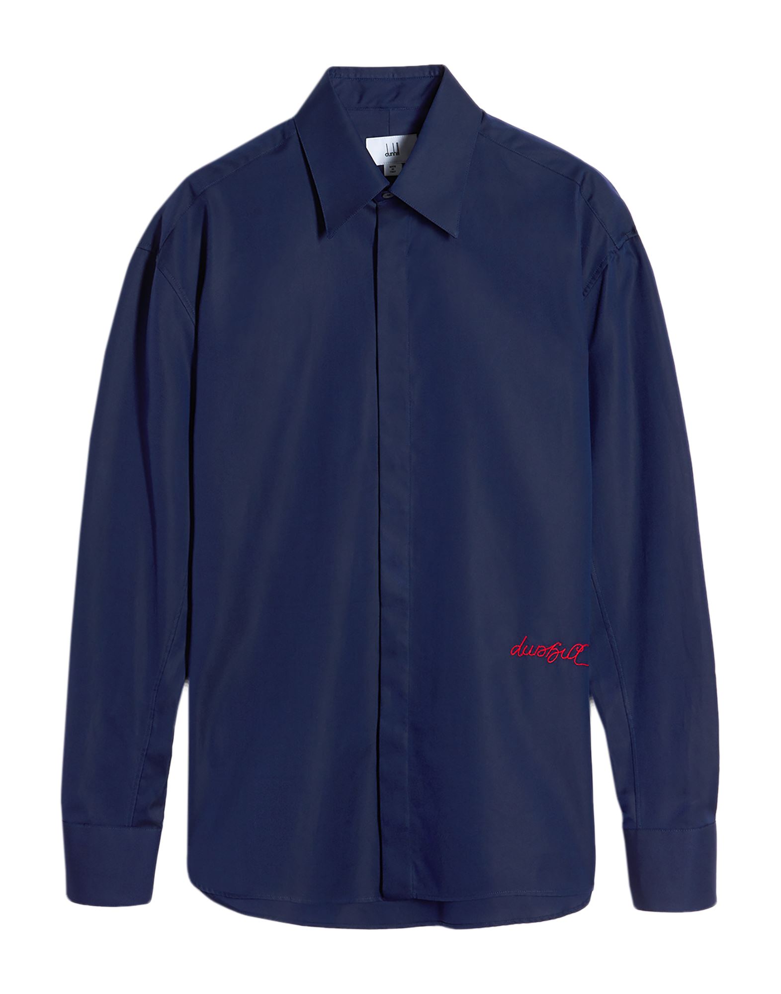 Dunhill Shirts In Bright Blue