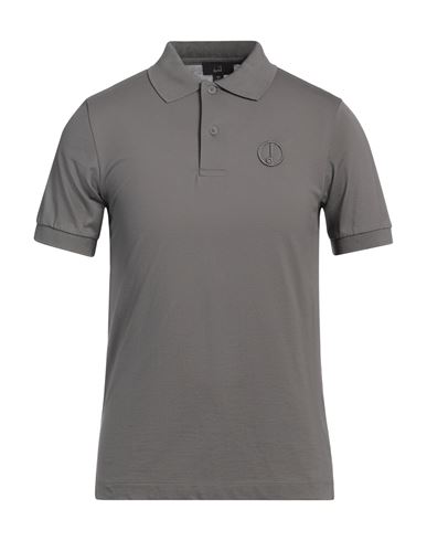 Dunhill Man Polo Shirt Grey Size S Cotton