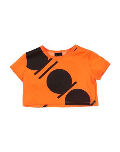 Diadora Babies'  Toddler Girl T-shirt Orange Size 6 Cotton