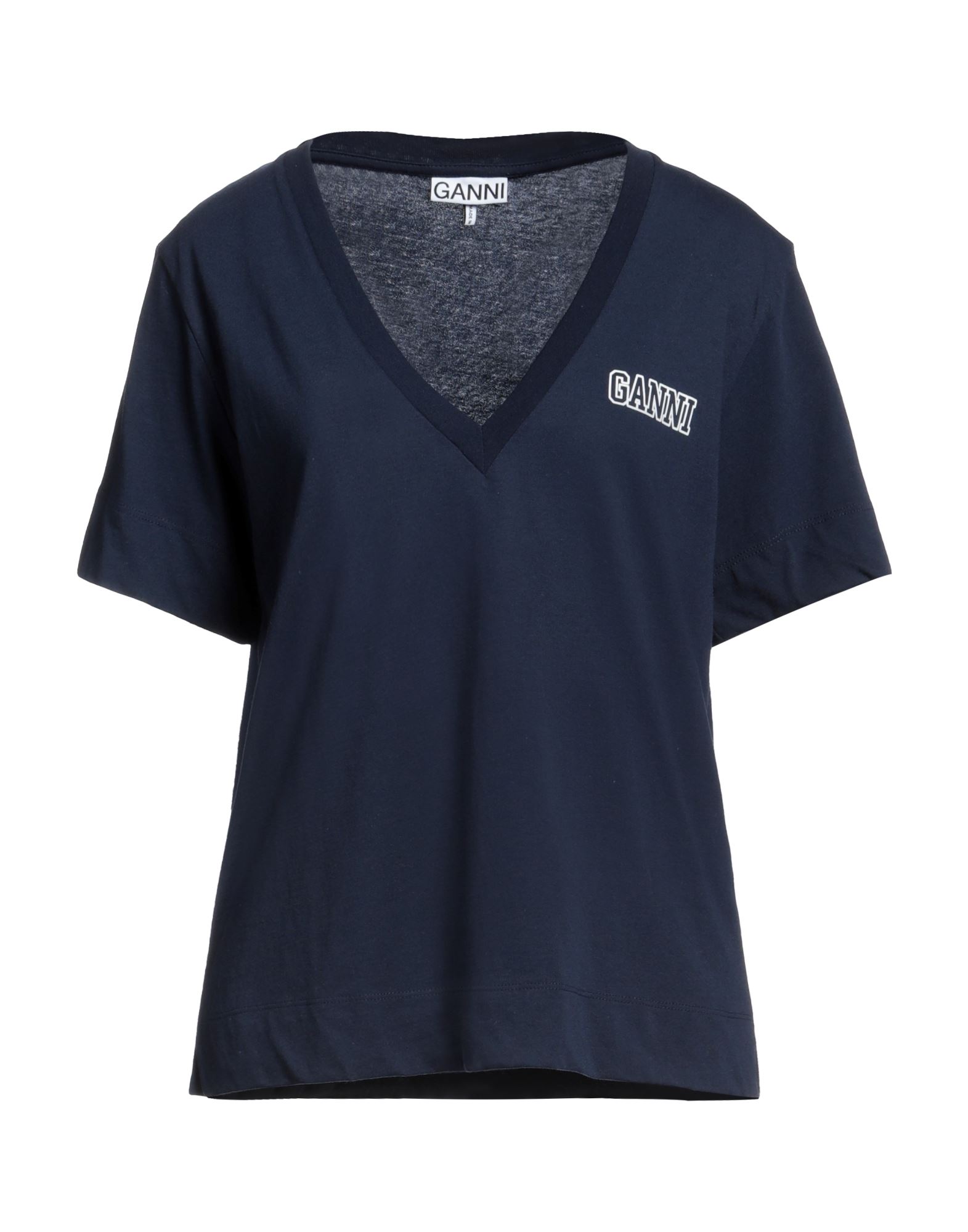 Ganni T-shirts In Blue