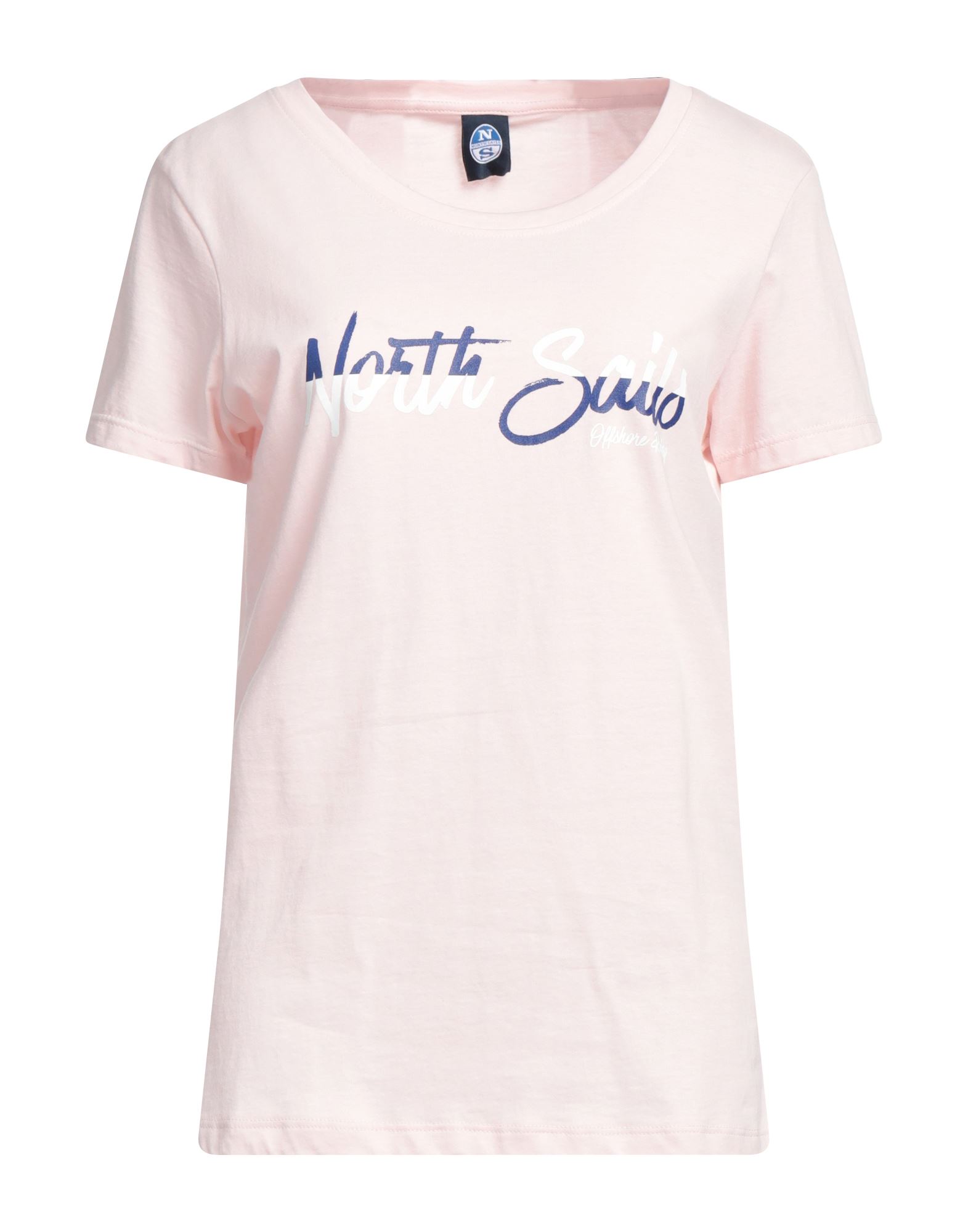 Shop North Sails Woman T-shirt Pink Size L Cotton