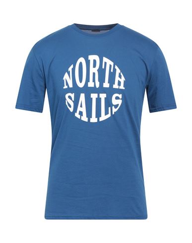 North Sails Man T-shirt Blue Size S Cotton