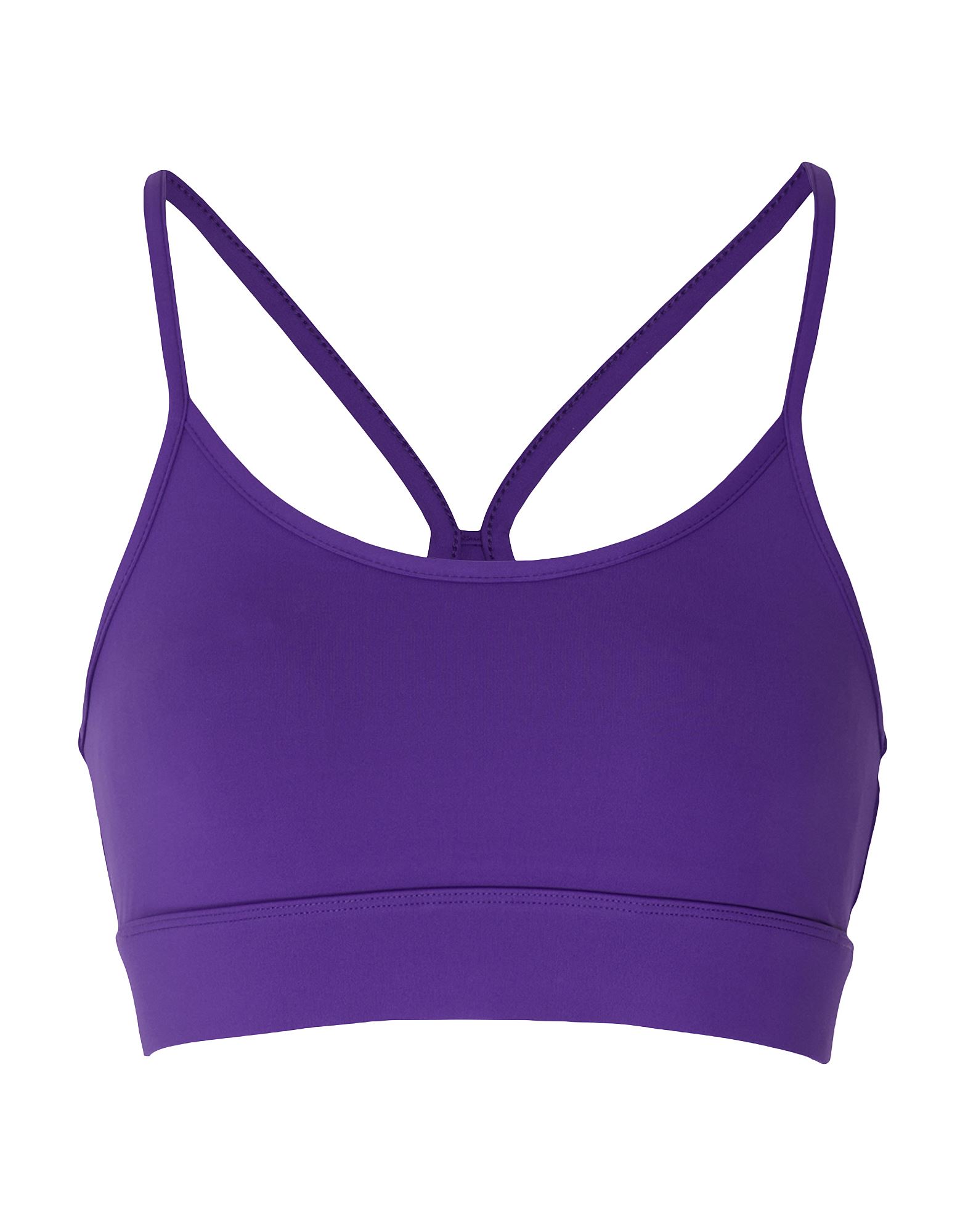 8 BY YOOX 8 BY YOOX RECYCLED POLY BRA WOMAN TOP PURPLE SIZE XL RECYCLED POLYESTER, ELASTANE