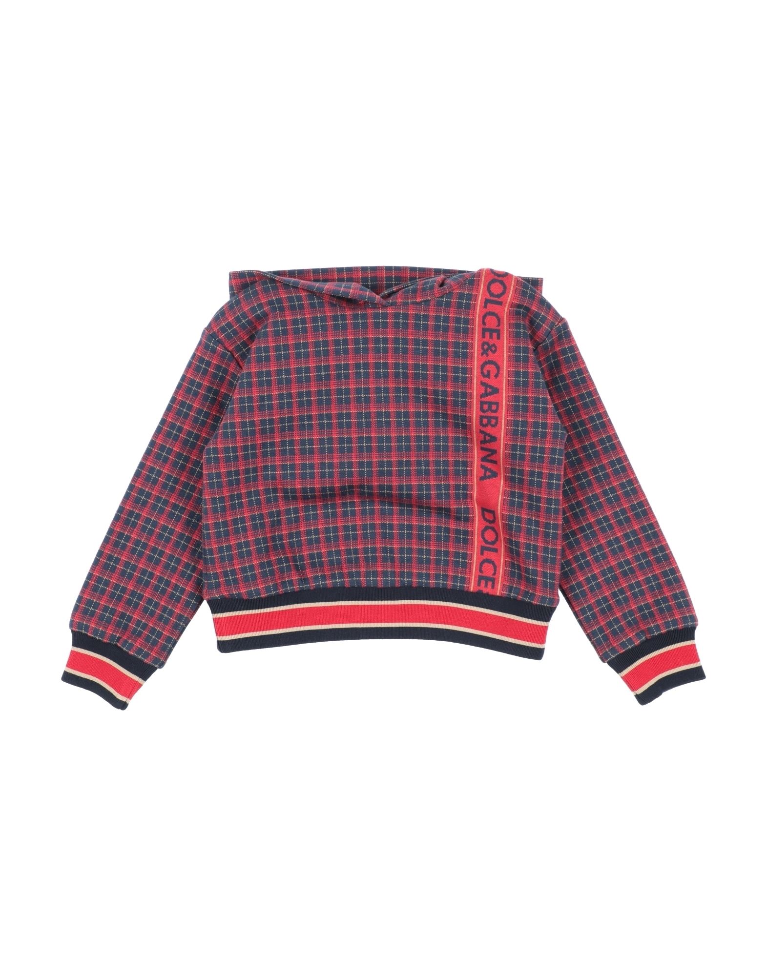 Dolce & Gabbana Kids'  Toddler Girl Sweatshirt Red Size 7 Cotton, Polyester, Elastane