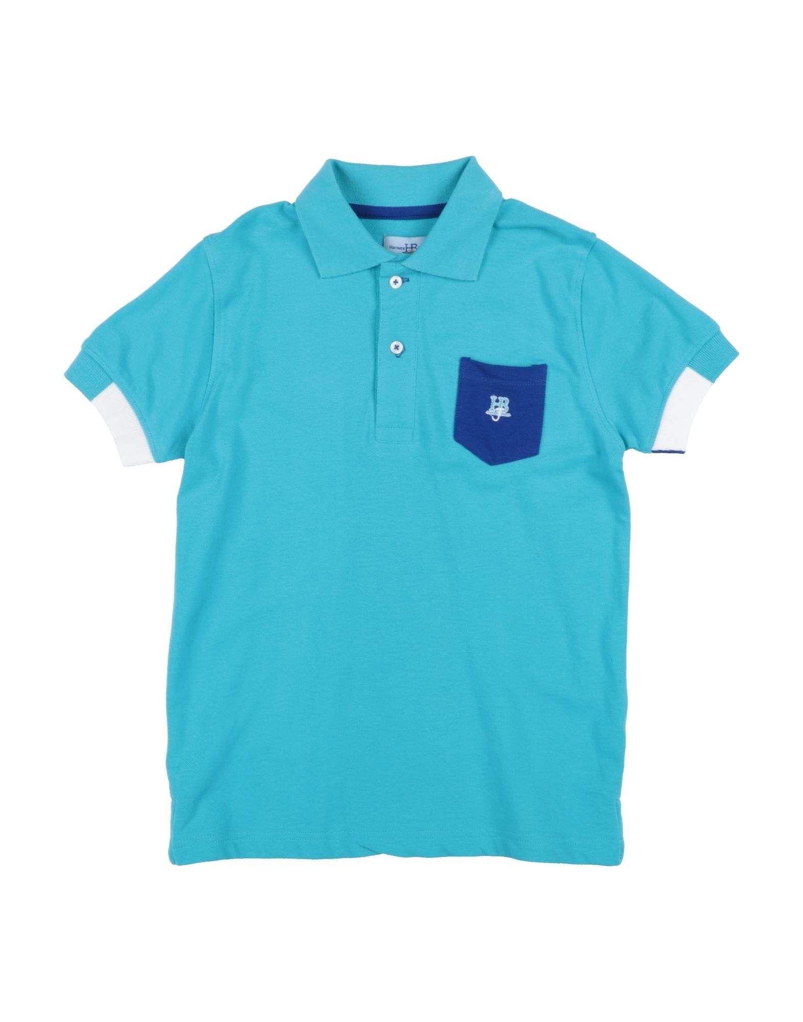 Harmont & Blaine Kids' Polo Shirts In Blue