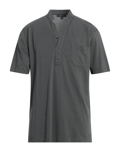Sease Man T-shirt Lead Size 42 Cotton In Grey