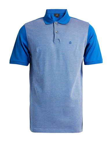 Dunhill Man Polo Shirt Blue Size M Cotton