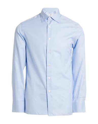 Dunhill Man Shirt Blue Size S Cotton