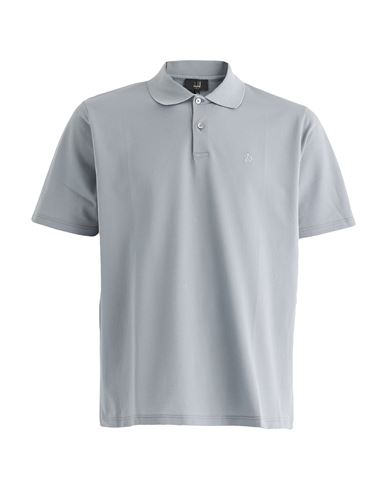 Dunhill Man Polo Shirt Grey Size Xxl Cotton