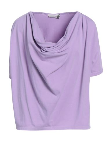 Haveone Woman T-shirt Lilac Size M Cotton, Elastane In Purple