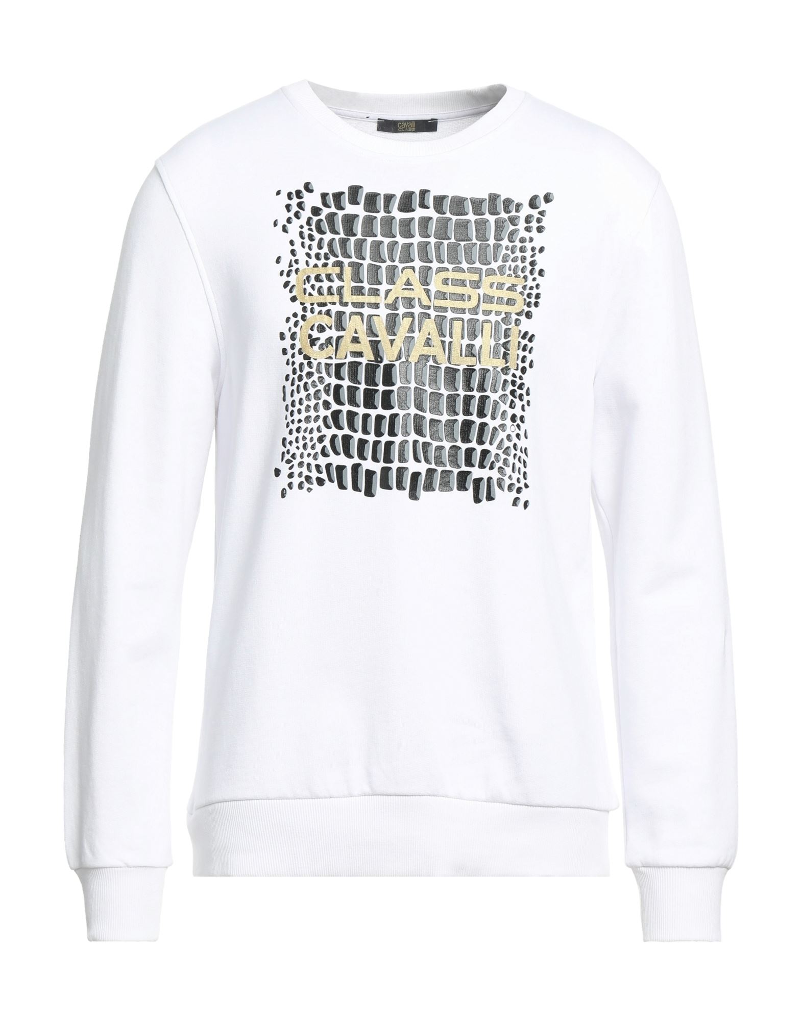 Cavalli Class Sweatshirts In White