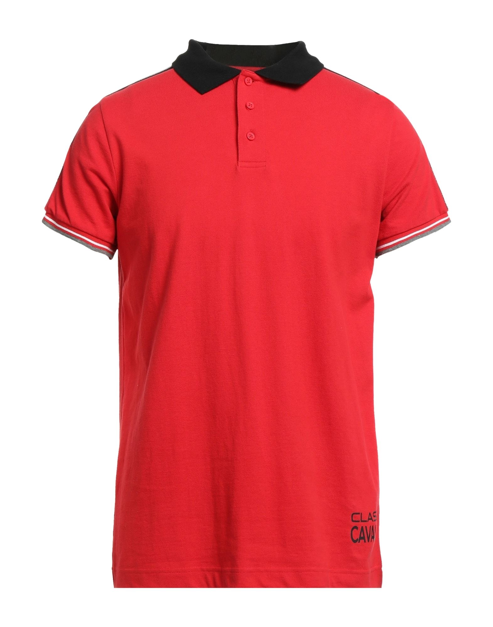 Cavalli Class Polo Shirts In Red
