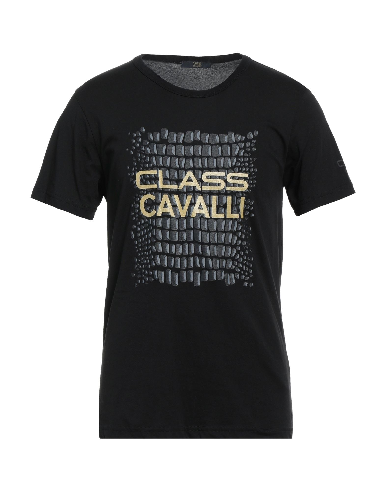 Cavalli Class T-shirts In Black