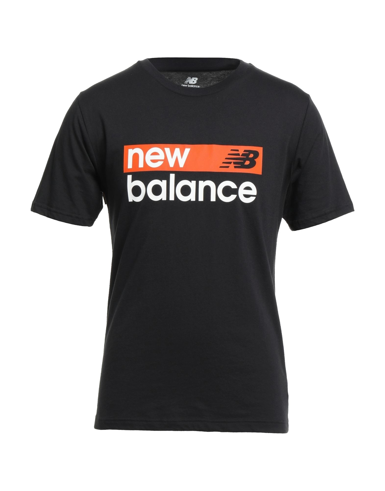 《セール開催中》NEW BALANCE メンズ T シャツ ブラック S コットン 60% / ポリエステル 40%
