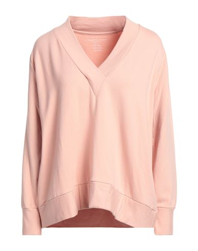 Majestic Filatures Woman Sweatshirt Light Pink Size 3 Viscose, Elastane