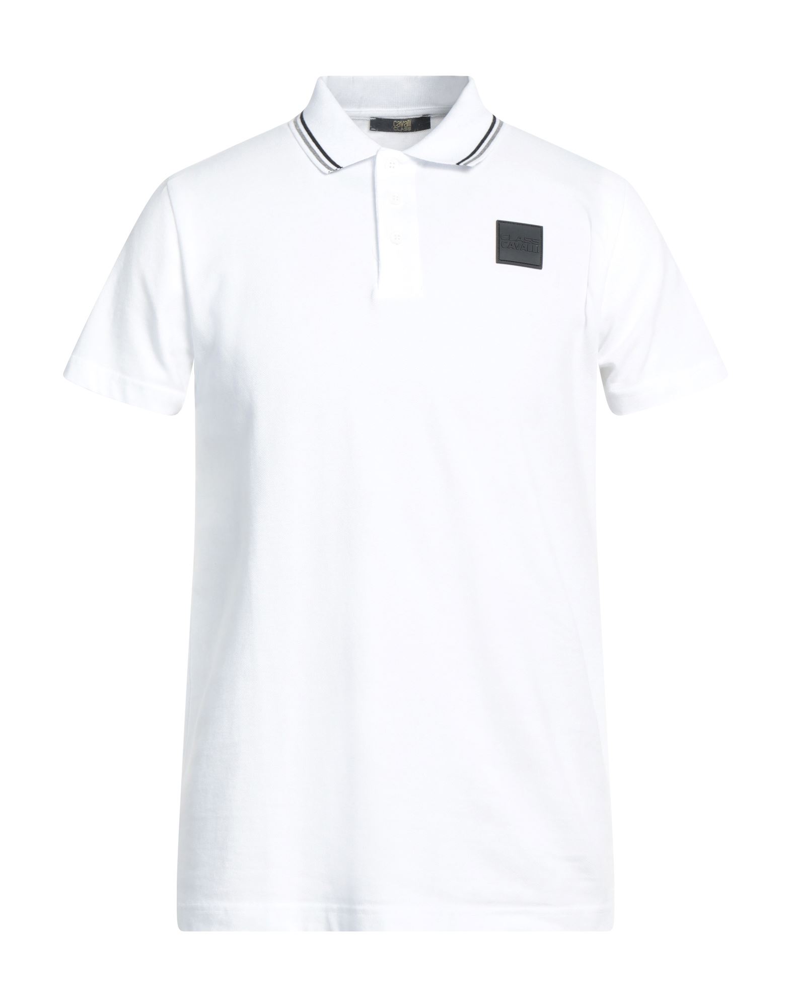 Cavalli Class Polo Shirts In White