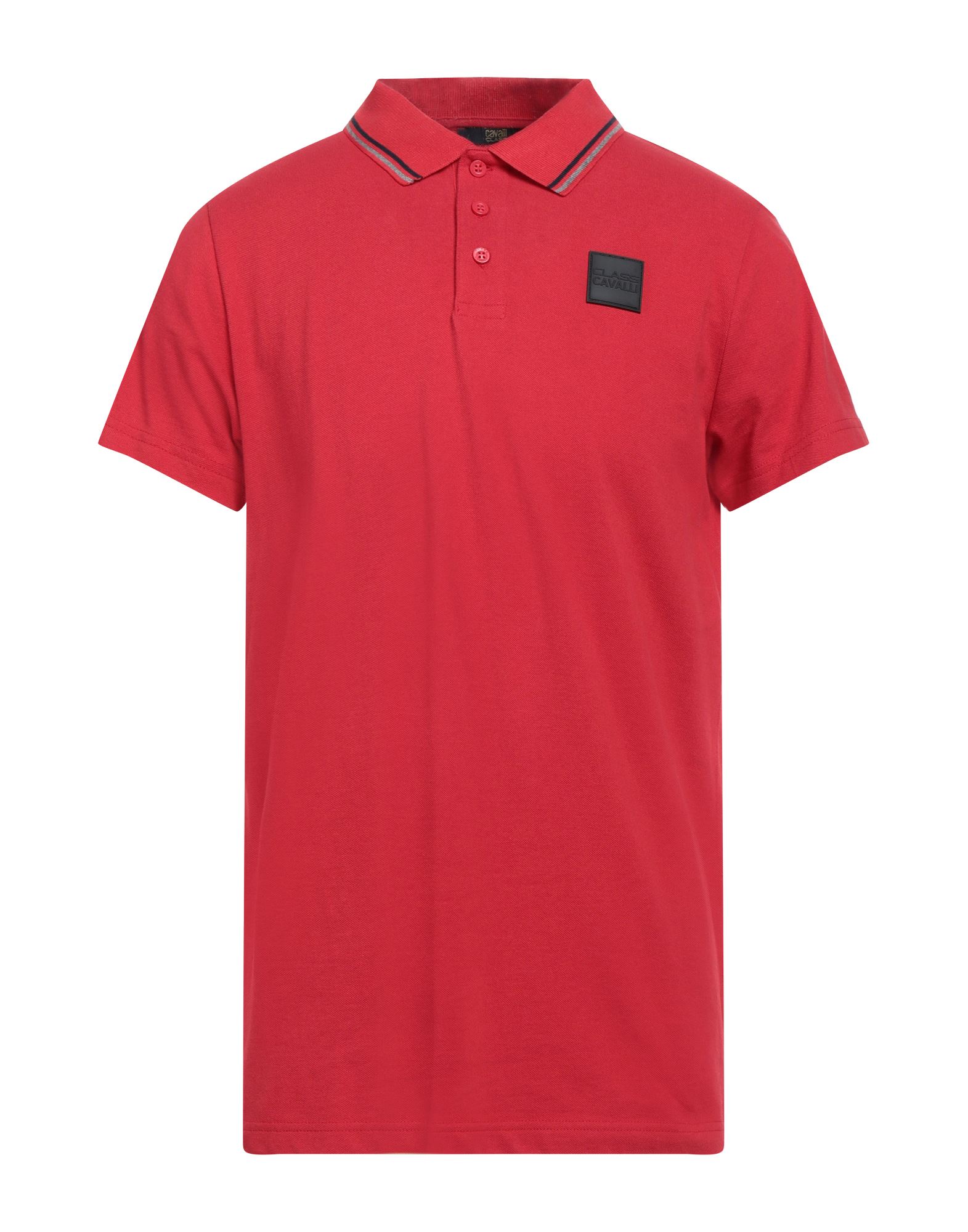 Cavalli Class Polo Shirts In Red