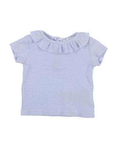 Le Petit Coco Babies'  Newborn Girl T-shirt Lilac Size 1 Cotton, Polyester In Purple