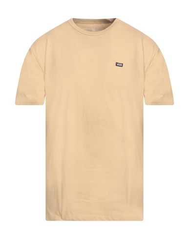 Vans Man T-shirt Sand Size Xxl Cotton In Beige