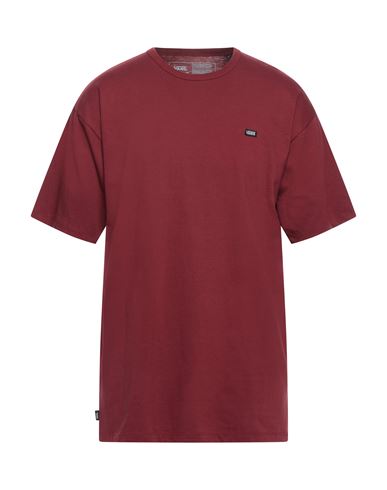 Vans Man T-shirt Brick Red Size Xl Cotton