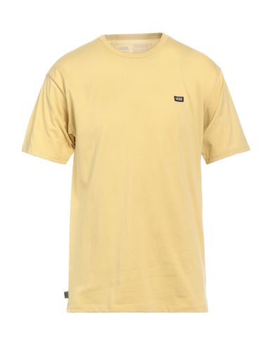 Vans Man T-shirt Light Yellow Size Xl Cotton