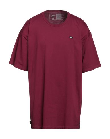 Vans Man T-shirt Brick Red Size Xl Cotton