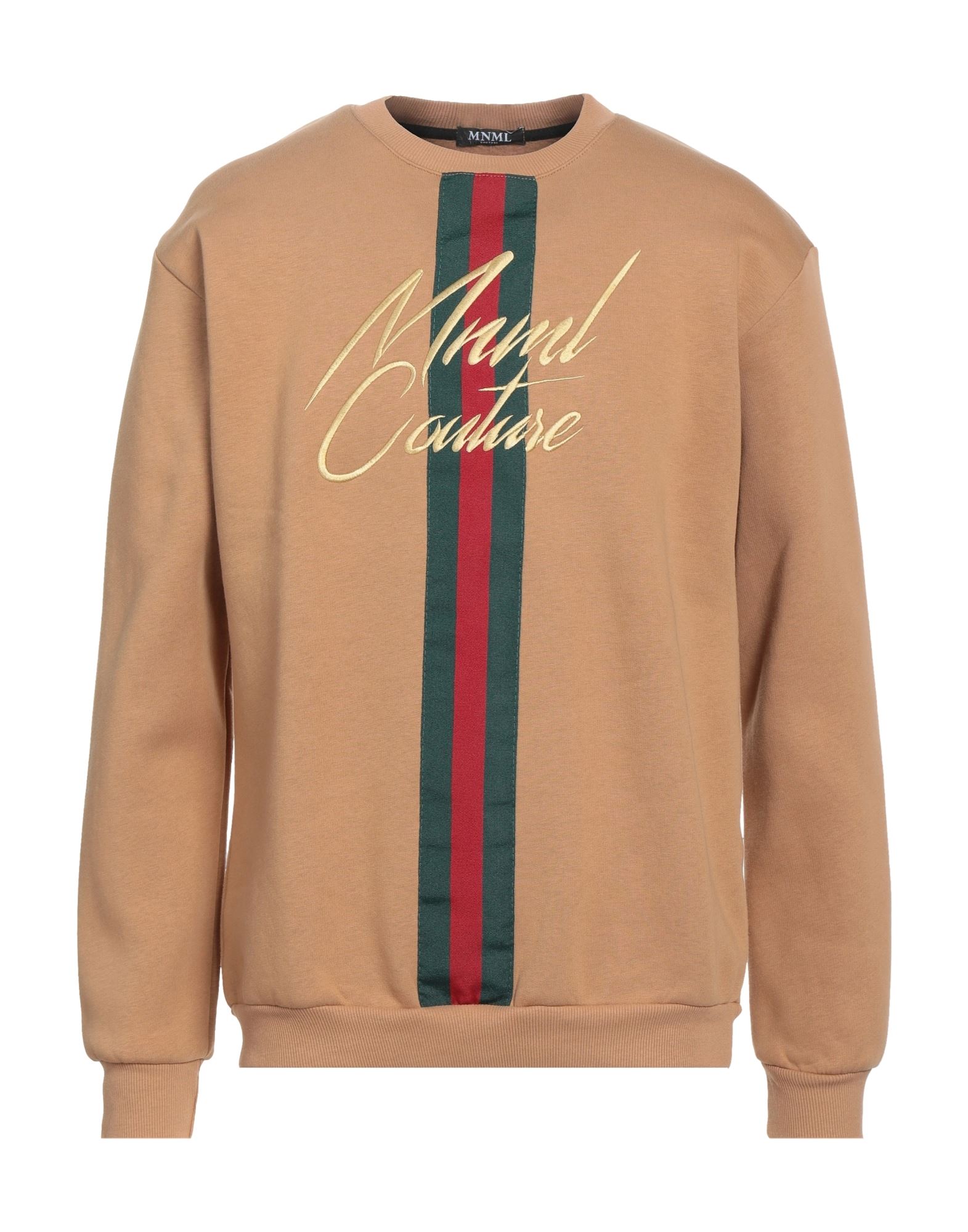 Mnml Couture Sweatshirts In Camel