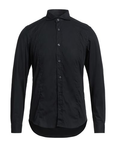 Liu •jo Man Man Shirt Black Size 15 Cotton