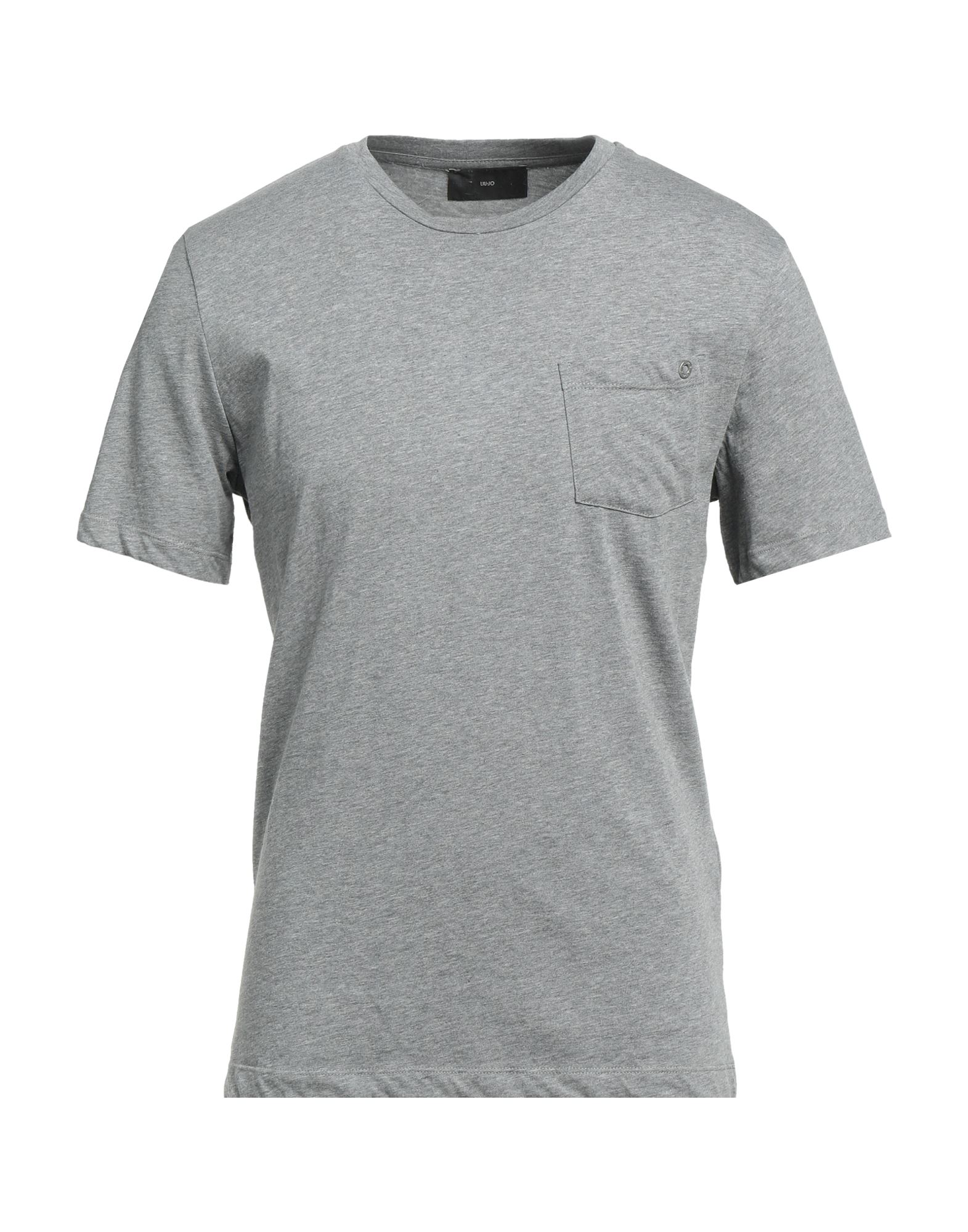 Liu •jo Man T-shirts In Light Grey