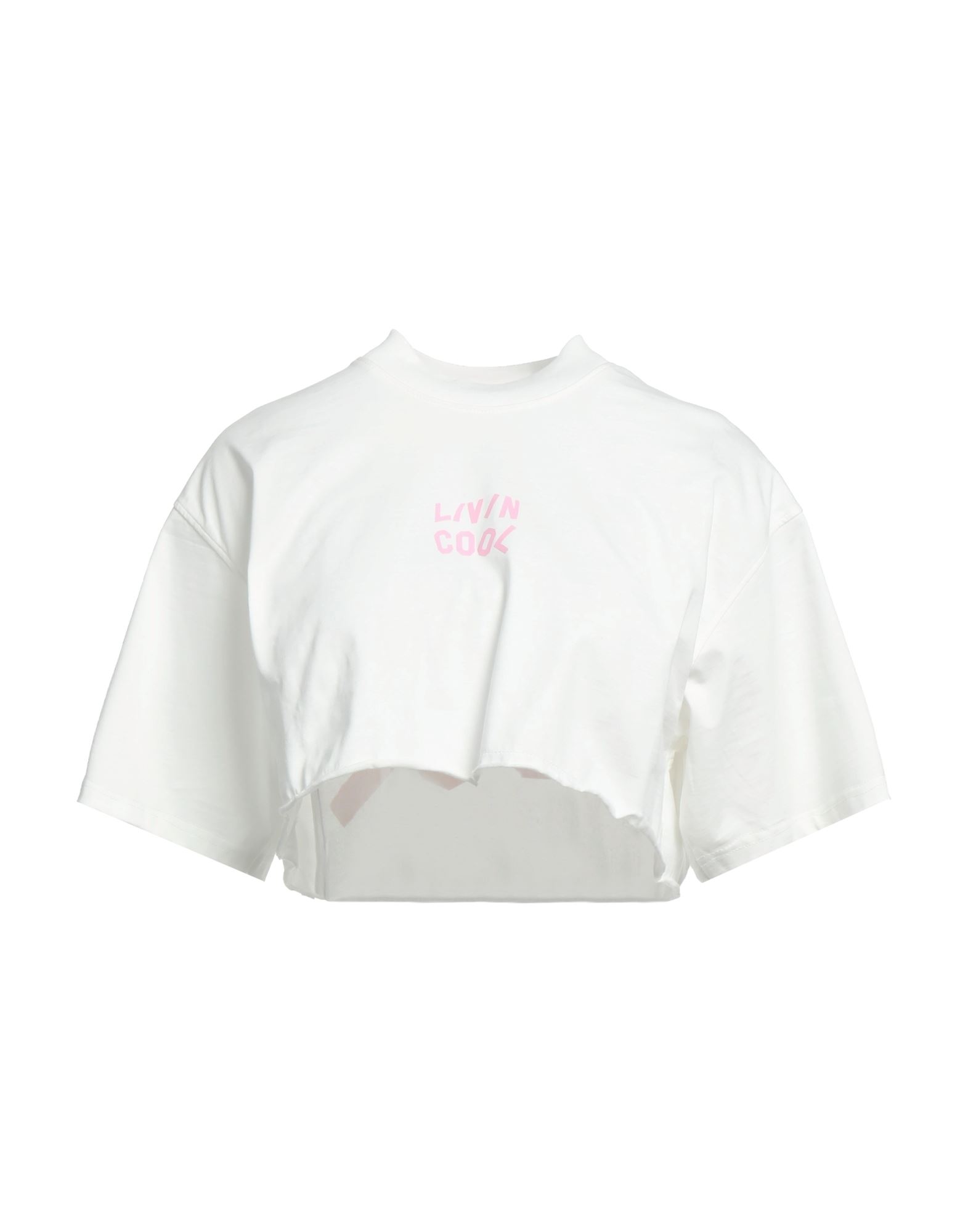 Livincool T-shirts In White