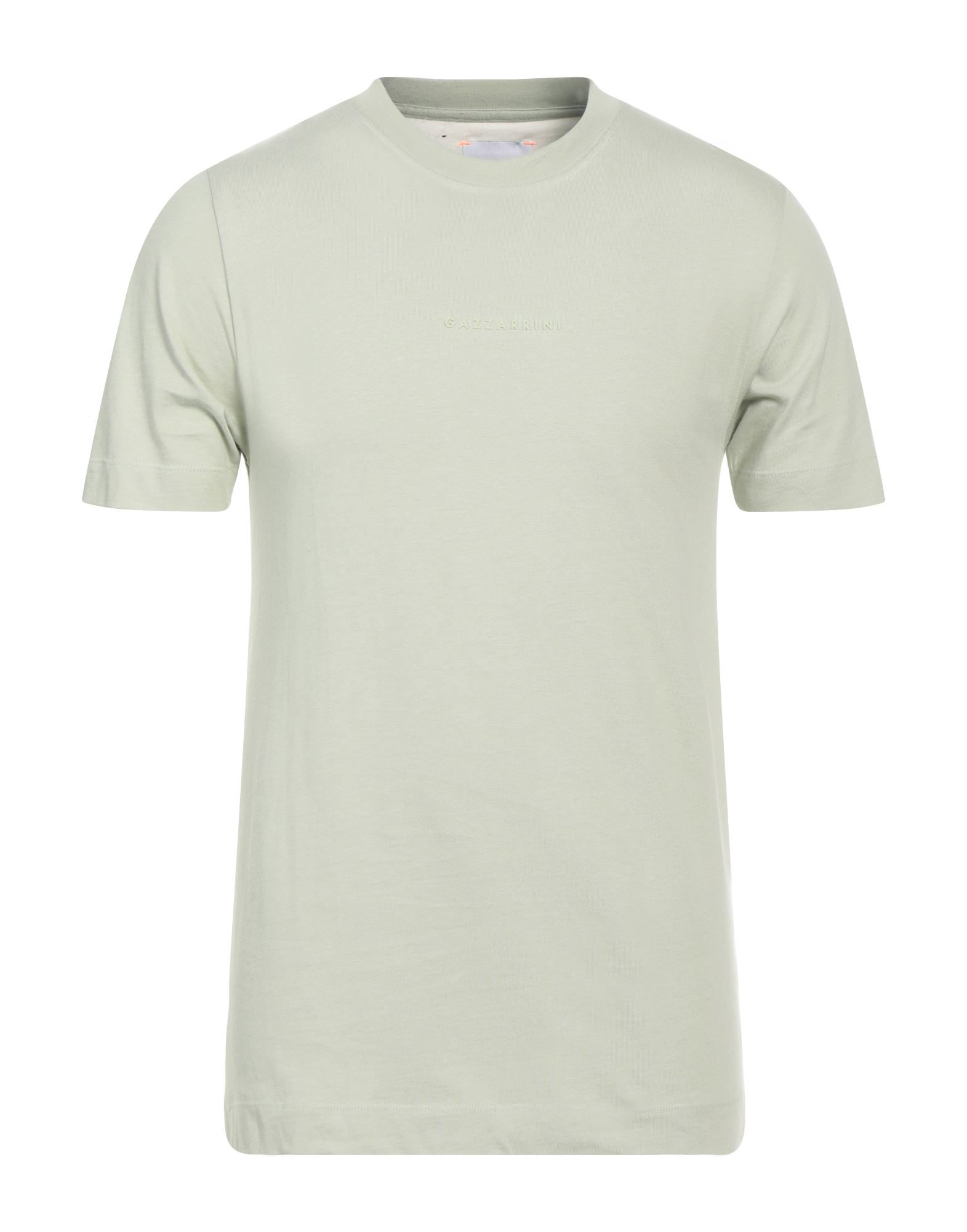 Shop Gazzarrini Man T-shirt Light Green Size L Cotton
