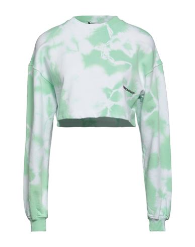 Hinnominate Woman Sweatshirt Light Green Size L Cotton