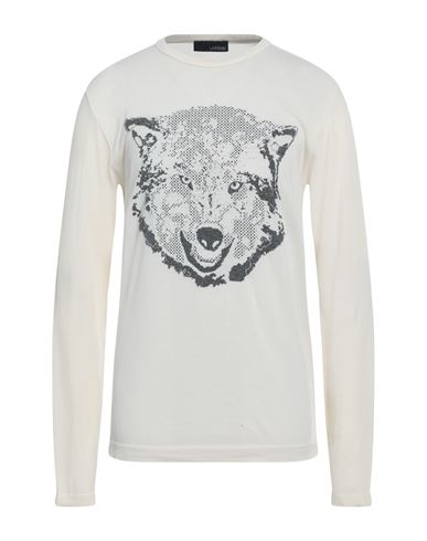 Lardini Man T-shirt Ivory Size L Cotton In White