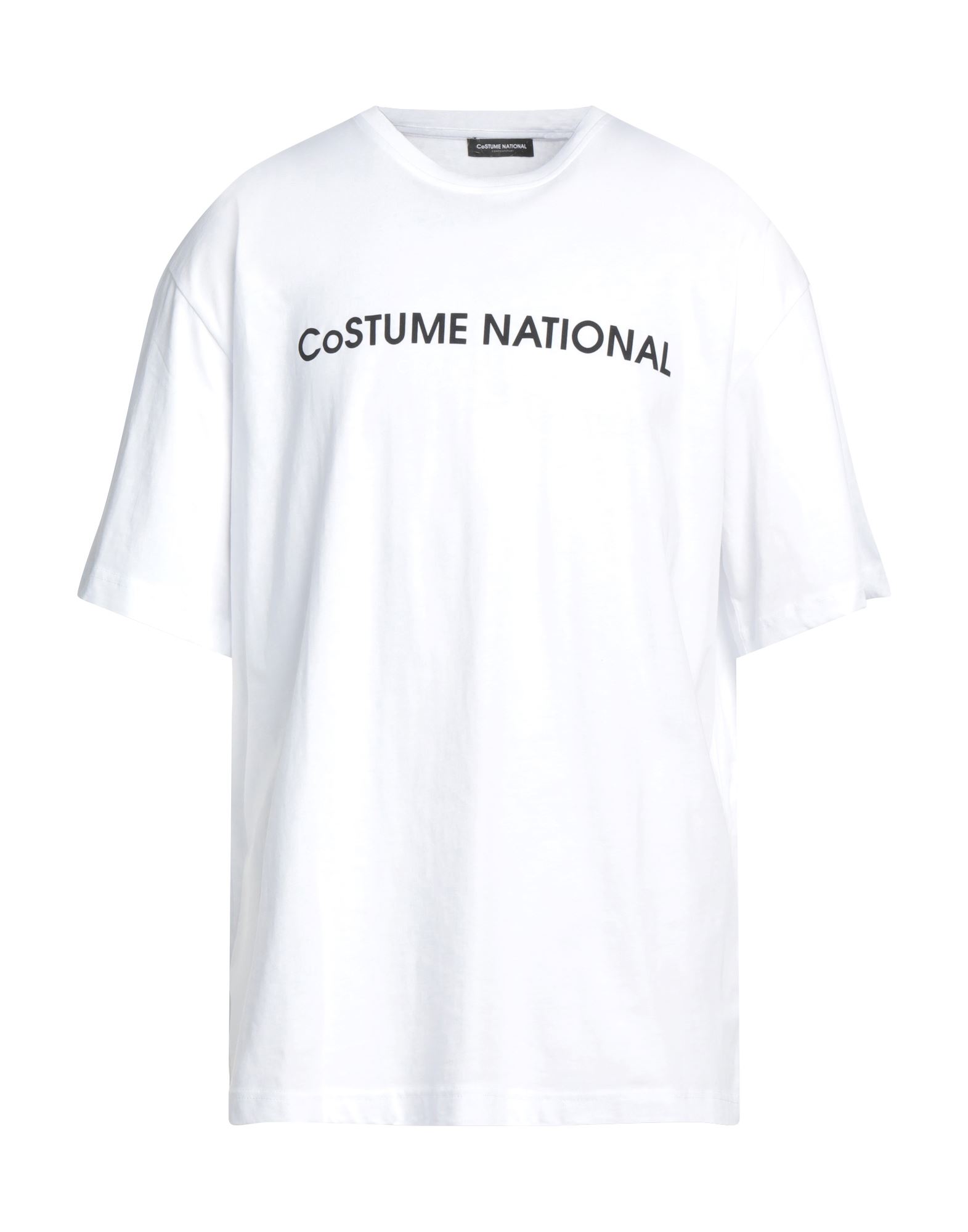 COSTUME NATIONAL COSTUME NATIONAL MAN T-SHIRT WHITE SIZE XXL COTTON