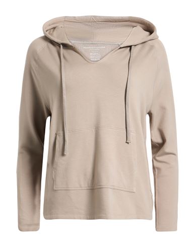 Majestic Filatures Woman Sweatshirt Taupe Size 4 Viscose, Elastane In Gray