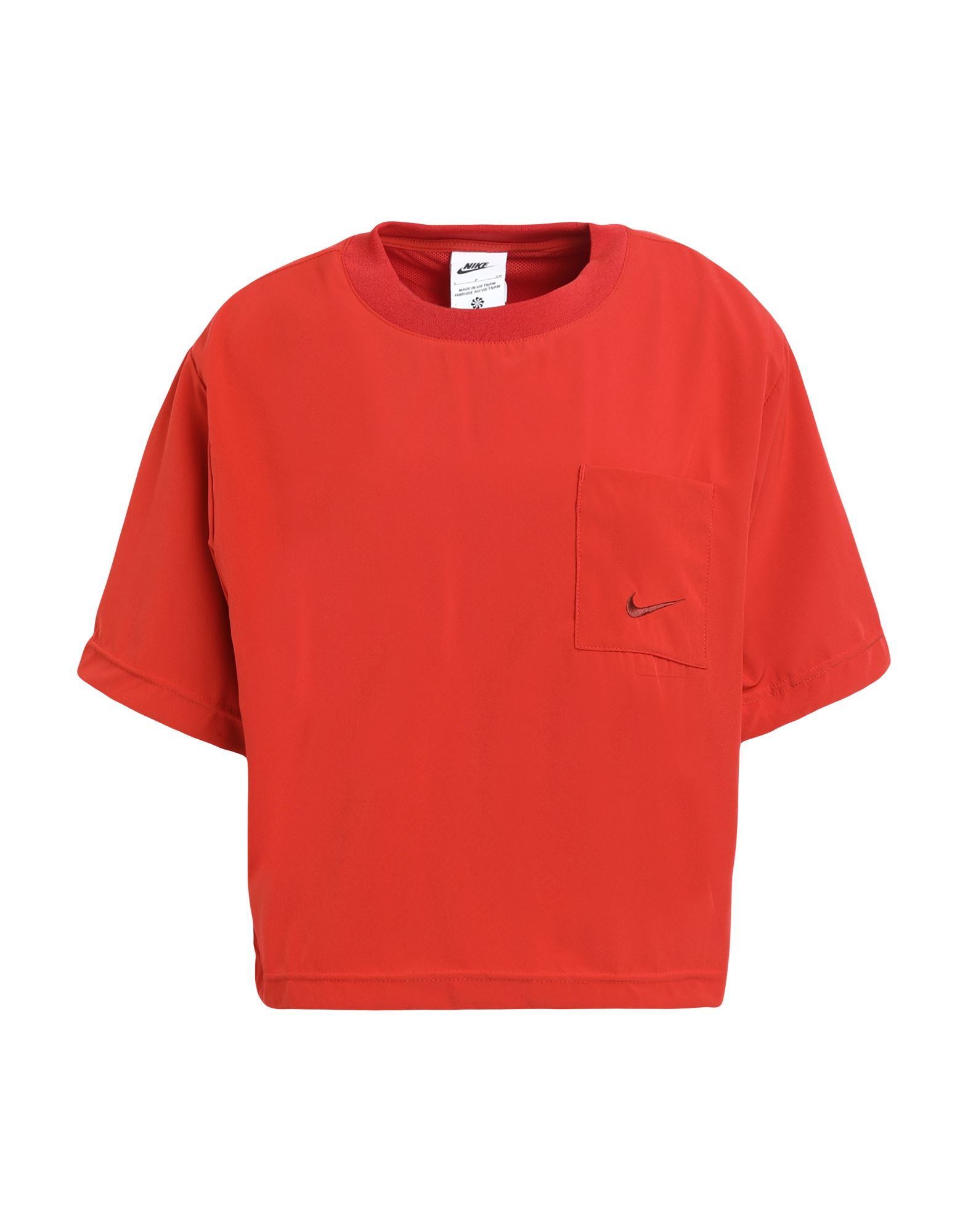 ԥ볫NIKE ǥ T  㿧 S ݥꥨƥ 86% / ݥꥦ쥿 14% Nike Sportswear Everyday Modern Women's Woven Boxy Top