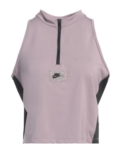 Shop Nike Sportswear Short-sleeved Top Woman Top Mauve Size L Polyester, Elastane In Purple