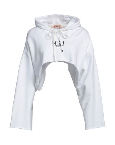 N°21 Woman Sweatshirt White Size S Cotton