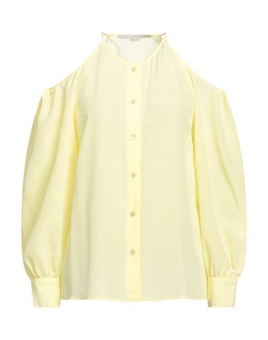Stella Mccartney Woman Shirt Light Yellow Size 6-8 Silk
