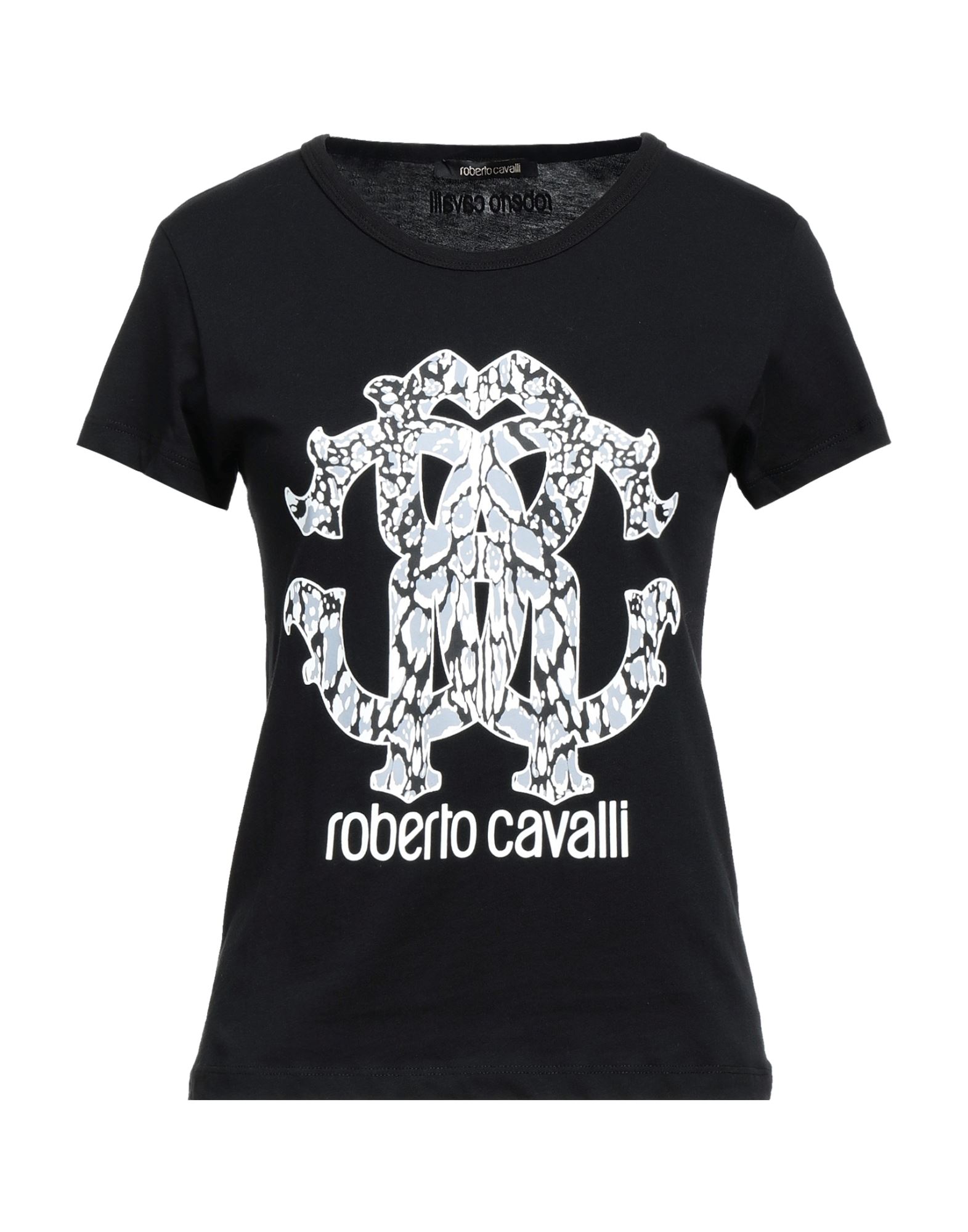 Roberto Cavalli T-shirts In Black