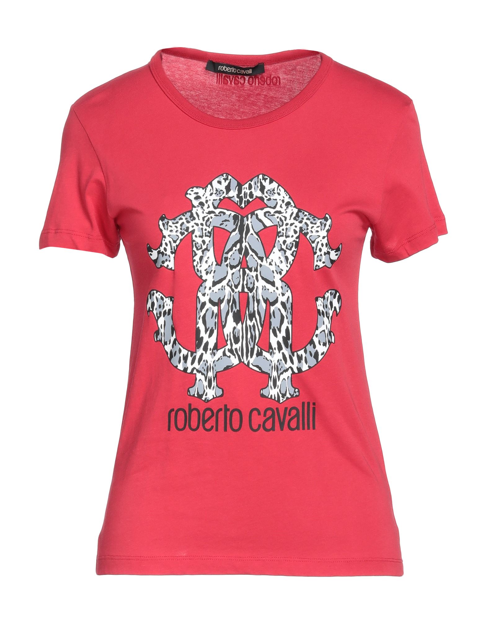 Roberto Cavalli Woman T-shirt Red Size Xxl Cotton
