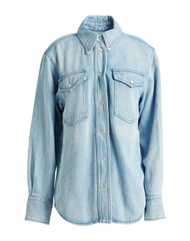 Isabel Marant Étoile Marant Étoile Woman Denim Shirt Sky Blue Size 10 Lyocell
