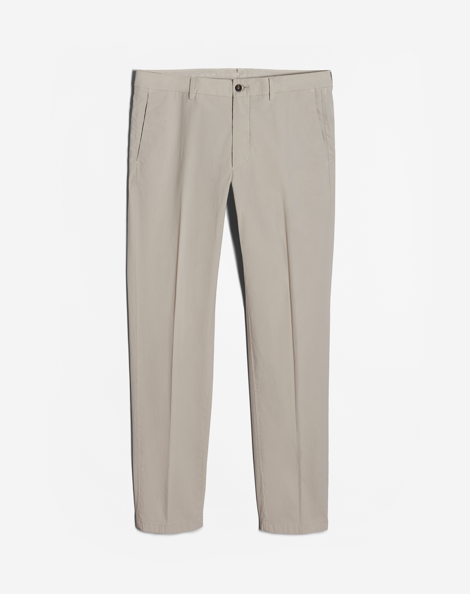 Dunhill Cotton Poplin Chinos In White
