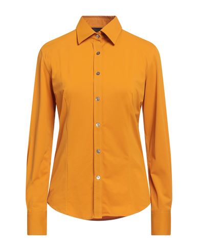 Rrd Woman Shirt Ocher Size 10 Polyamide, Elastane In Yellow
