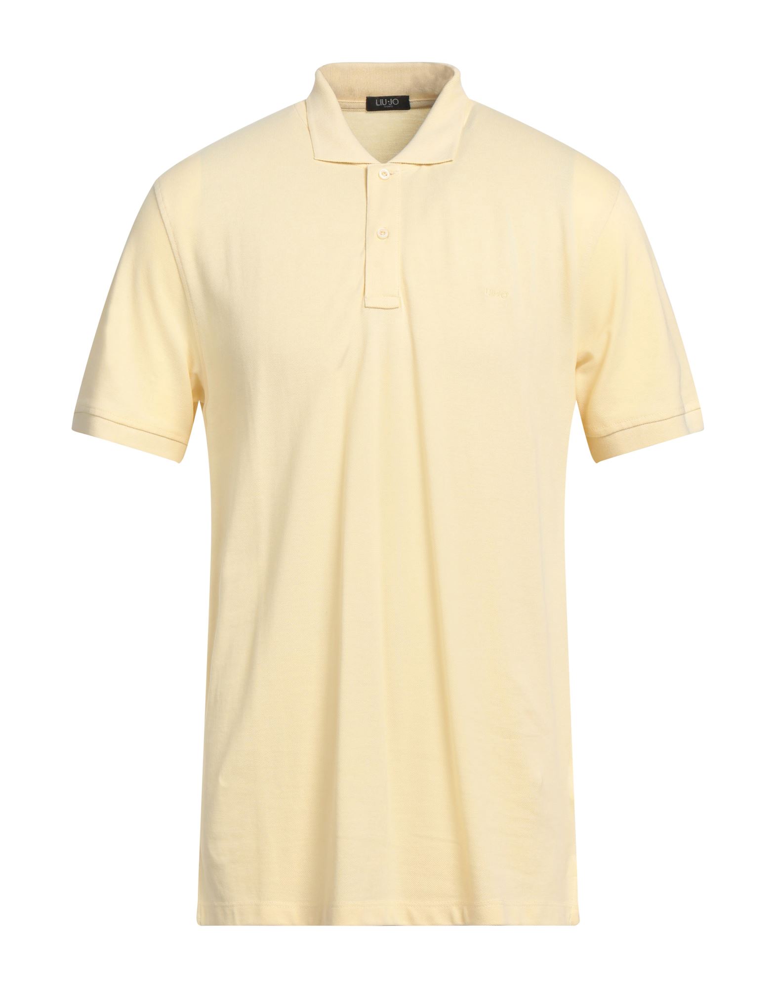 Liu •jo Man Polo Shirts In Light Yellow